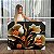 Quadro Decorativo Canvas Flores Brancas em Fundo Preto Horizontal - Imagem 1