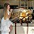 Quadro Decorativo Canvas Flor Branca e Dourada Pintura Horizontal - Imagem 7