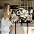 Quadro Decorativo Canvas Flores Brancas Fundo Azul Escuro Horizontal - Imagem 7