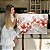 Quadro Decorativo Canvas Flores Brancas Detalhes Vermelhos Horizontal - Imagem 7