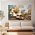 Quadro Decorativo Canvas Composição Flor Dourada Horizontal - Imagem 3