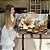 Quadro Decorativo Canvas Composição Flor Dourada Horizontal - Imagem 7