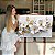 Quadro Decorativo Canvas Flores Brancas Folhas Douradas Horizontal - Imagem 7