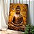Quadro Decorativo Canvas Religioso Buda Abstrato Vertical - Imagem 3