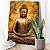 Quadro Decorativo Canvas Religioso Buda Abstrato Vertical - Imagem 2