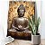 Quadro Decorativo Canvas Religioso Buda Segurando Flor Vertical - Imagem 4