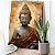 Quadro Decorativo Canvas Religioso Buda Abstrato Vertical - Imagem 3