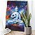 Quadro Decorativo Canvas Religioso Buda Abstrato Fundo Cósmico Vertical - Imagem 3