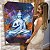 Quadro Decorativo Canvas Religioso Buda Abstrato Fundo Cósmico Vertical - Imagem 6