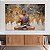 Quadro Decorativo Canvas Religioso Buda com Pássaros Brancos Horizontal - Imagem 3