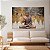 Quadro Decorativo Canvas Religioso Buda com Pássaros Brancos Horizontal - Imagem 4
