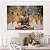 Quadro Decorativo Canvas Religioso Buda com Pássaros Brancos Horizontal - Imagem 2