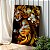 Quadro Decorativo Canvas Mulher Dourada com Flores na Cabeça Vertical - Imagem 3