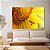 Quadro Decorativo Canvas Flores Girassol com Abelha Horizontal - Imagem 4