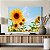 Quadro Decorativo Canvas Flores Plantação de Girassois Horizontal - Imagem 5