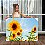 Quadro Decorativo Canvas Flores Plantação de Girassois Horizontal - Imagem 1