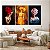 Quadros Decorativos Trio em Canvas Mulheres com Flores na Cabeça - Imagem 2