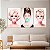 Quadros Decorativos Trio em Canvas Marilyn Audrey Brigitte - Imagem 2