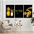 Quadros Decorativos Trio em Canvas Natureza Botânica Nature Botanical Mood - Imagem 1
