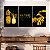 Quadros Decorativos Trio em Canvas Natureza Botânica Nature Botanical Mood - Imagem 4