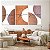 Quadros Decorativos Trio em Canvas Abstrato Amor Fé e Gratidão - Imagem 2