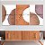 Quadros Decorativos Trio em Canvas Abstrato Amor Fé e Gratidão - Imagem 3