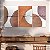 Quadros Decorativos Trio em Canvas Abstrato Amor Fé e Gratidão - Imagem 4