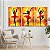 Quadros Decorativos Trio em Canvas Pintura Bailarinas Vestido Vermelho - Imagem 1