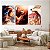 Quadros Decorativos Trio em Canvas Composição Índias com Cocar Pintura - Imagem 5
