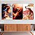 Quadros Decorativos Trio em Canvas Composição Índias com Cocar Pintura - Imagem 4
