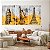 Quadros Decorativos Trio em Canvas Abstrato Monumentos Históricos - Imagem 1