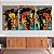 Quadros Decorativos Trio em Canvas Street Art Rostos de Homens - Imagem 3