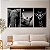 Quadros Decorativos Trio em Canvas Animais Silvstres Elefante Rinoceronte Girafa - Imagem 3