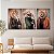 Quadros Decorativos Trio em Canvas Animais com Corpo Humano Leão Elefante Tigre - Imagem 5