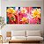 Quadros Decorativos Trio em Canvas Floral Pintura Flores Amarelas - Imagem 5