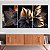 Quadros Decorativos Trio em Canvas Composição Costelas de Adão Douradas com Folhas Pretas - Imagem 4