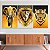 Quadros Decorativos Trio em Canvas Animais Dourados Leão Elefante Tigre - Imagem 3