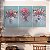 Quadros Decorativos Trio em Canvas Mulheres com Flores no Rosto - Imagem 2
