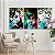 Quadros Decorativos Trio em Canvas Composição Abstrata Street Art - Imagem 3