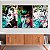Quadros Decorativos Trio em Canvas Composição Abstrata Street Art - Imagem 1