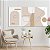 Quadros Decorativos Trio em Canvas Composição Abstrata Minimalista Tons Terrosos - Imagem 1