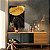 Quadro Decorativo Canvas Folhas Pretas e Douradas Golden Vertical - Imagem 3