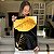 Quadro Decorativo Canvas Folhas Pretas e Douradas Golden Vertical - Imagem 4