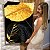 Quadro Decorativo Canvas Folhas Pretas e Douradas Golden Vertical - Imagem 5