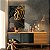 Quadro Decorativo Canvas Folhas Pretas e Douradas Golden Detalhadas Vertical - Imagem 2