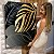 Quadro Decorativo Canvas Folhas Pretas e Douradas Golden Detalhadas Vertical - Imagem 5