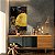 Quadro Decorativo Canvas Composição Folhas Pretas e Douradas Detalhadas Vertical - Imagem 3
