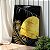 Quadro Decorativo Canvas Composição Folhas Pretas e Douradas Detalhadas Vertical - Imagem 2