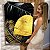 Quadro Decorativo Canvas Composição Folhas Pretas e Douradas Detalhadas Vertical - Imagem 5