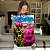 Quadro Decorativo Canvas Floral Cactos com Flor Rosa Vertical - Imagem 4